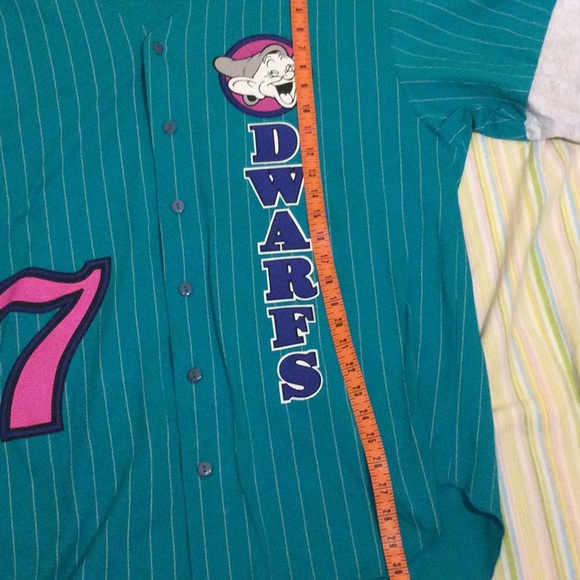 Vintage Disney Store 7 Dwarfs Baseball Jersey - Picture 10 of 11